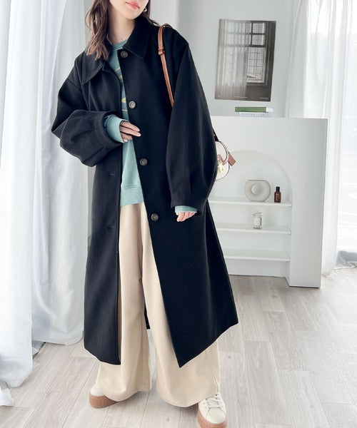 ロングパディング スタンドカラー ULZZANG カジュアル スタンドカラーロングコート | すべての商品 | LOWY BY CORNERS