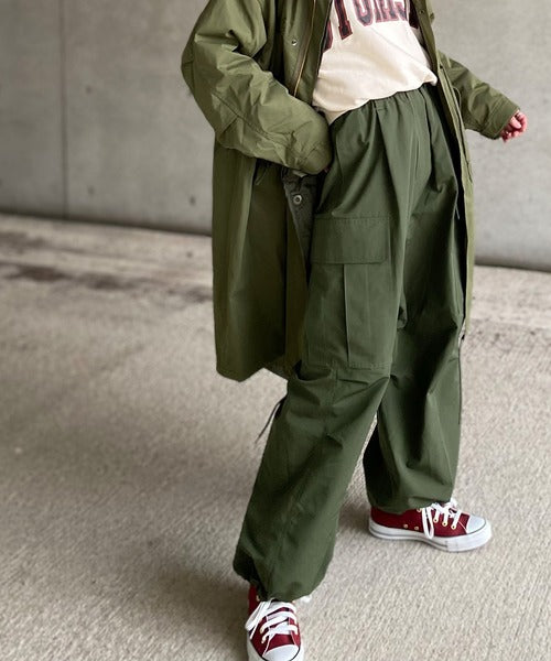 JaVaジャバ コラボ》ミリタリー裾ドローコードカーゴパンツ jvm0789001
