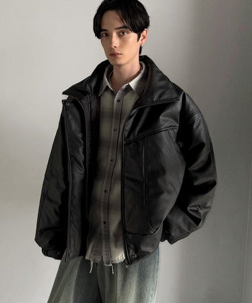 Javaジャバコラボ》寒さ知らずの防寒力！高級感あふれる中綿フェイク