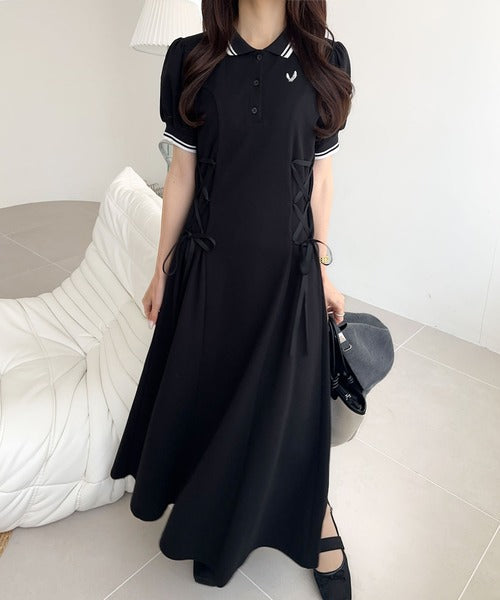 mily bilet】上品な雰囲気と、大人フェミニンさの融合。鹿の子胸刺繍