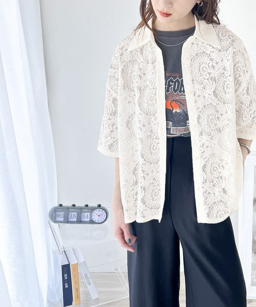 Dior ブラウス サイズ38 半袖 透け感レース超美品 Dior ブラウス サイズ38 半袖 透け感レース超美品