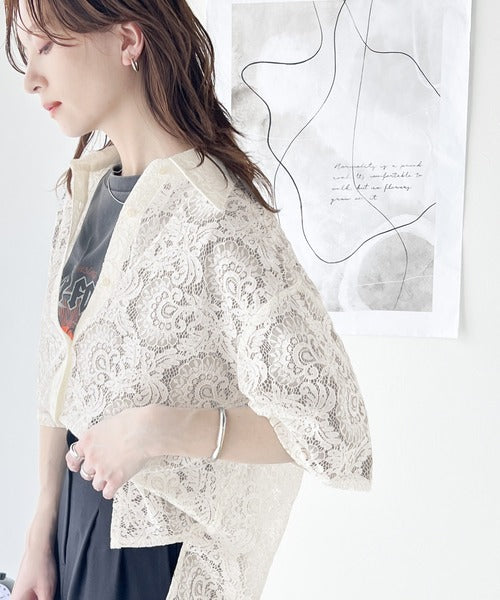 Dior ブラウス サイズ38 半袖 透け感レース超美品 Dior ブラウス サイズ38 半袖 透け感レース超美品 Dior ブラウス