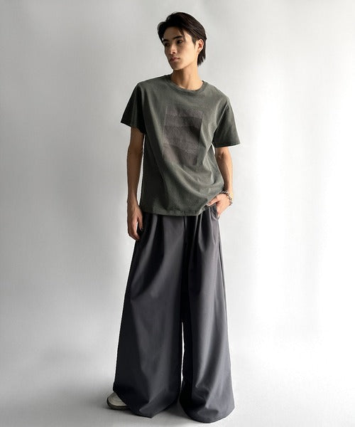 専用(ロンT、ピンバ) グランク GURANK ペイントロングスリーブメッシュTシャツ Paint