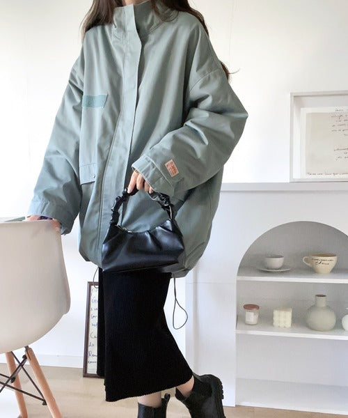 JAVAジャバ 別注》即、お洒落ガール。オーバーサイズミリタリーコート