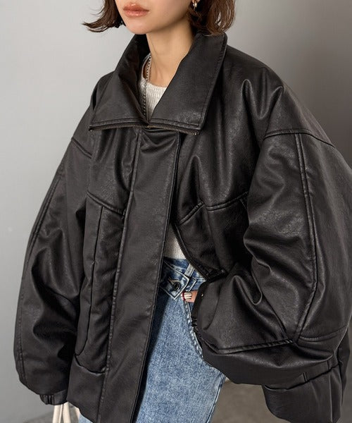 Javaジャバコラボ》寒さ知らずの防寒力！高級感あふれる中綿フェイク