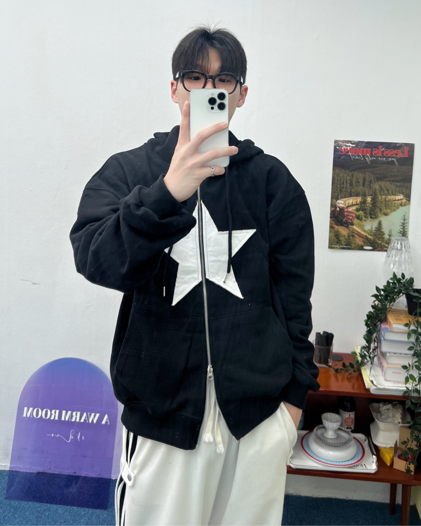 スタープリントパーカー | ファッション通販サイト NUGU