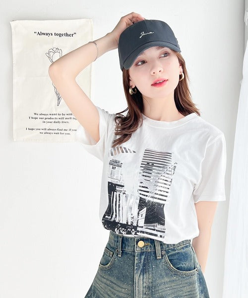 JaVa ジャバコラボ》大人スポーティー。綿100%スタッズロゴ深つば