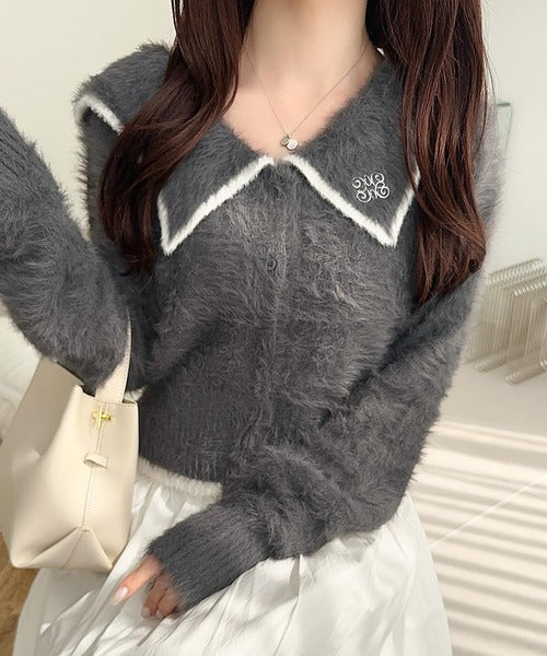 フミカウチダモヘアシャギージャケット フミカ uchida モヘアシャギージャケット サイズ34