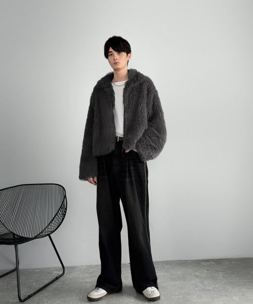 Classical Origin】「一瞬で惹かれる。」シャギーファーショート裏配色