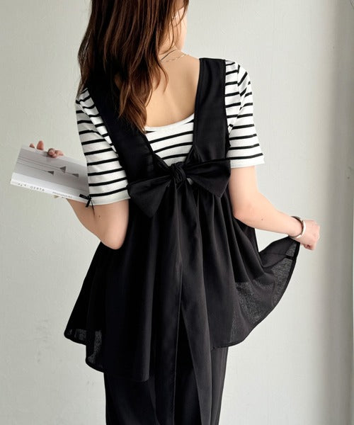 AYA×クラシカルエルフコラボ》洗練された背中で魅せる大人リボンの