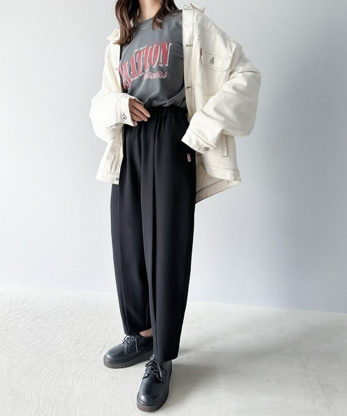 JaVa ジャバコラボ》美脚＆お洒落見え バナナパンツ jv0940149