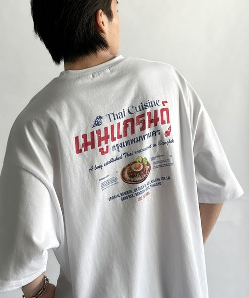 JaVaジャバコラボ》お洒落見え確定。綿100％タイ料理メニュー風