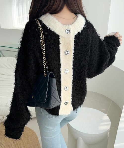 SWITCHBLADE カーディガン　【新品】『メル』 SPIDER KNIT CARDIGAN COLLABORATION WITH RURUMU: / ROSE PINK