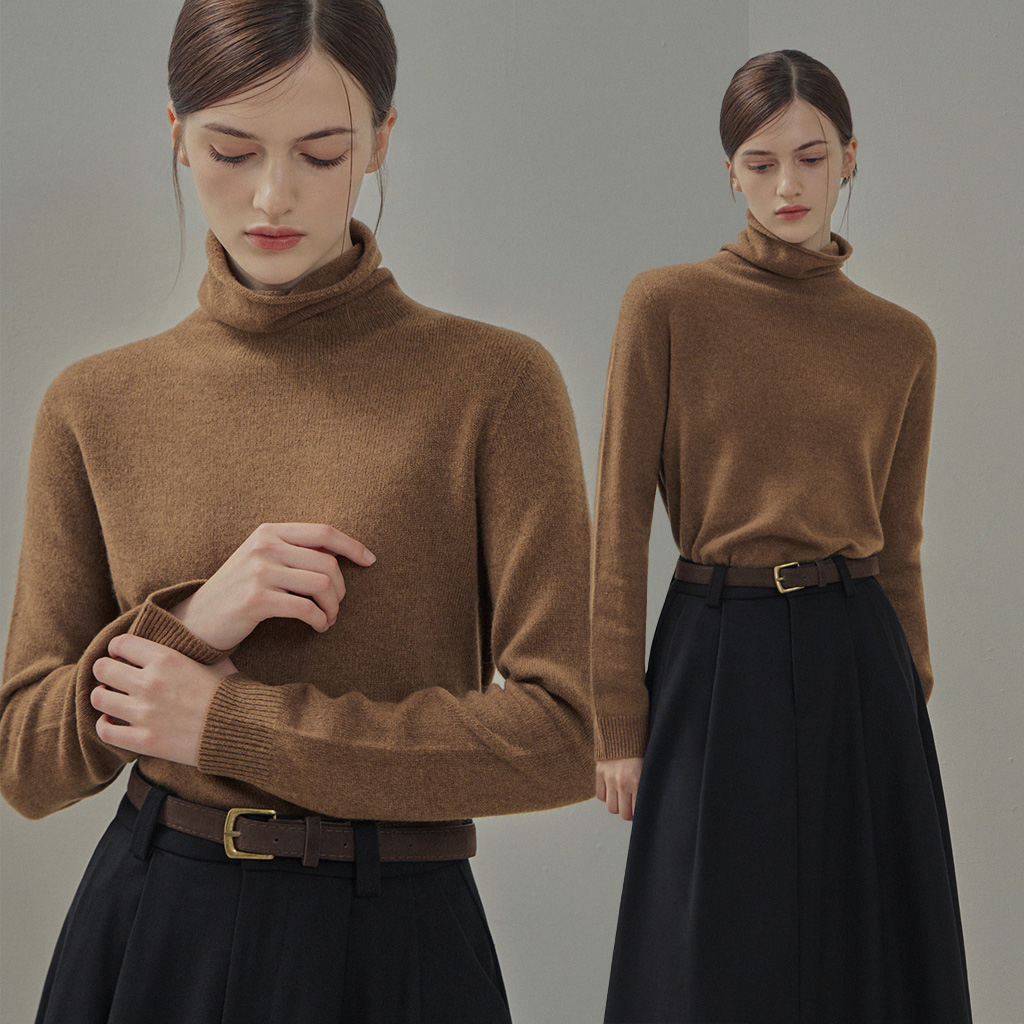 Canary Turtleneck Knit (100% wool)