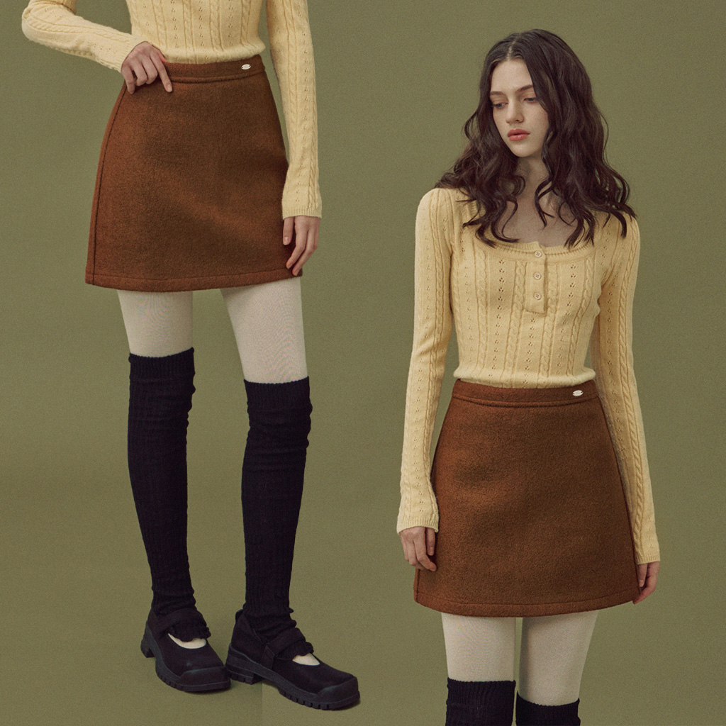 Jude One-Shoulder Stripe Knit (with Tie Set) | ファッション