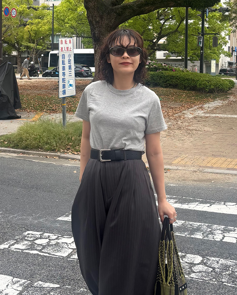 シンプルベーシックショートスリーブシャツ