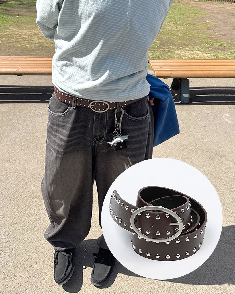スタッズダブルベルト