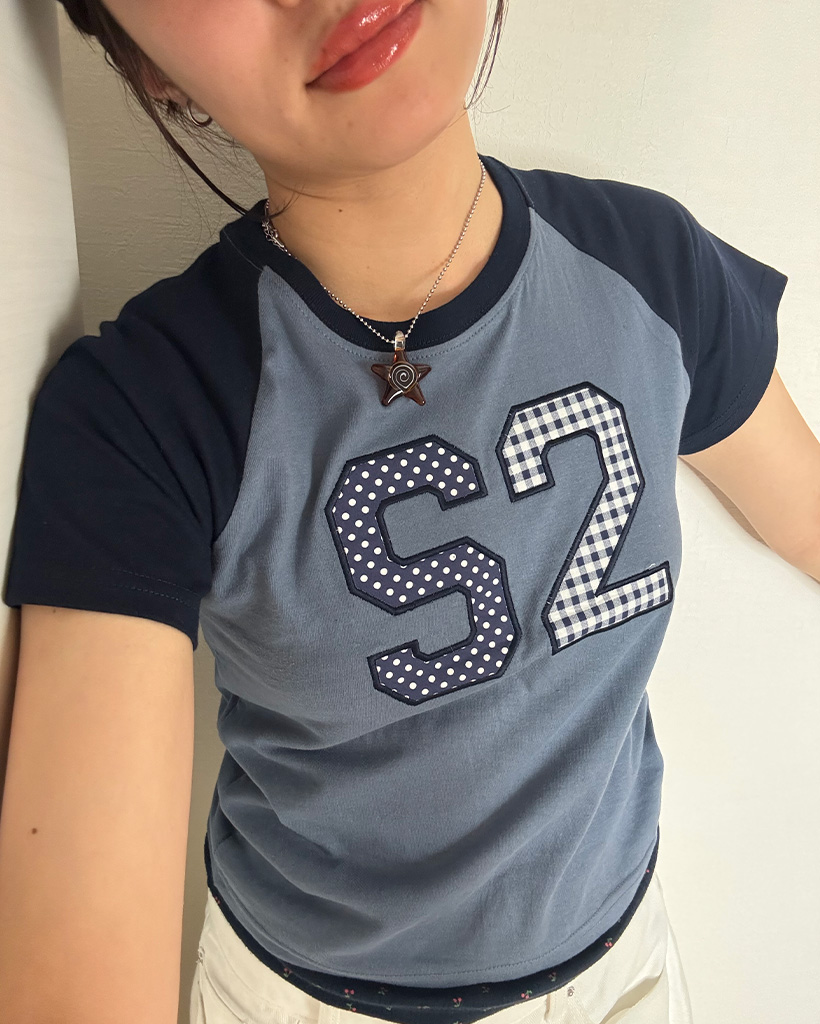 ワッペンラグランTシャツ