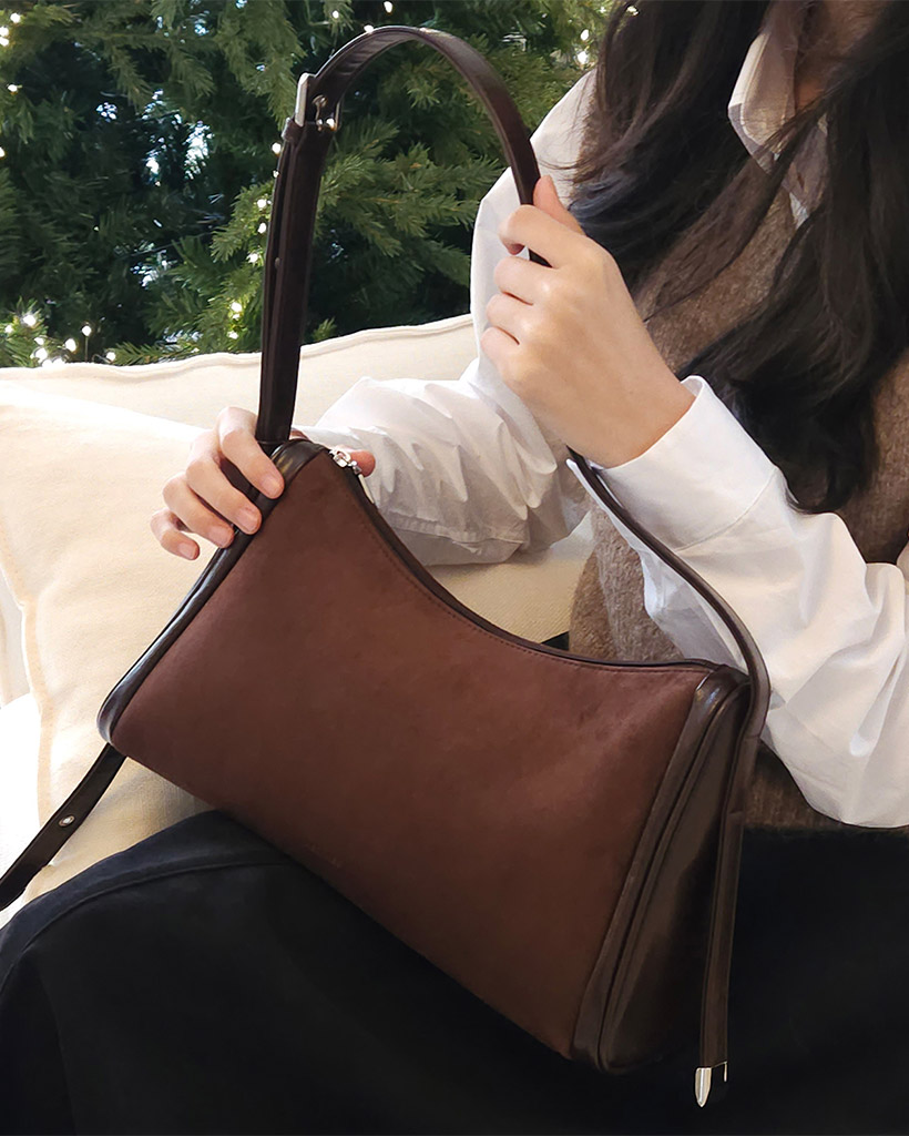 パトリックスエードショルダー＆クロスバッグ