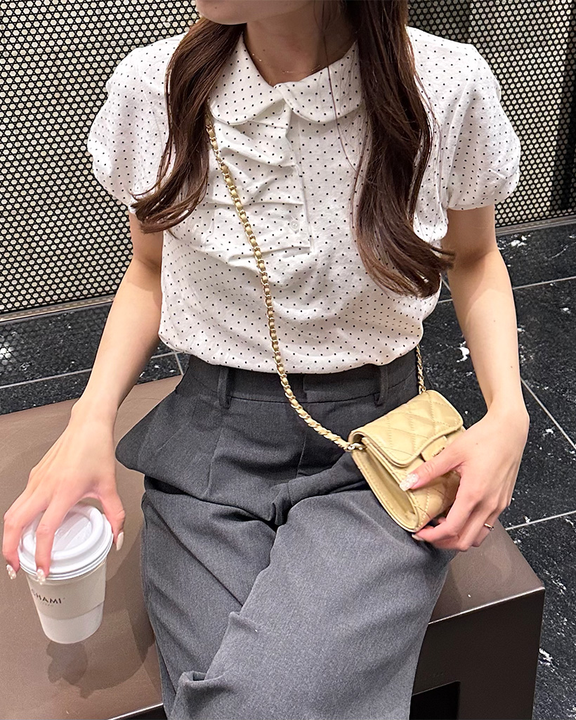 ドットシャーリング半袖Tシャツ