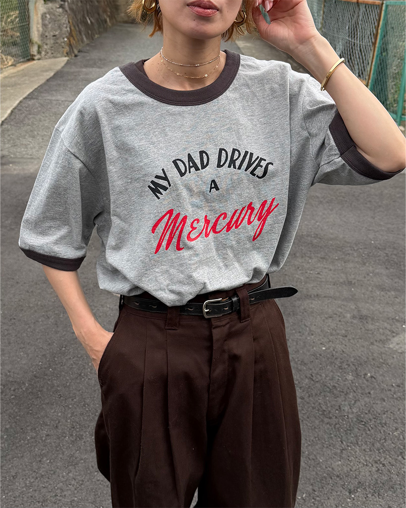 レタリングリンガーTシャツ