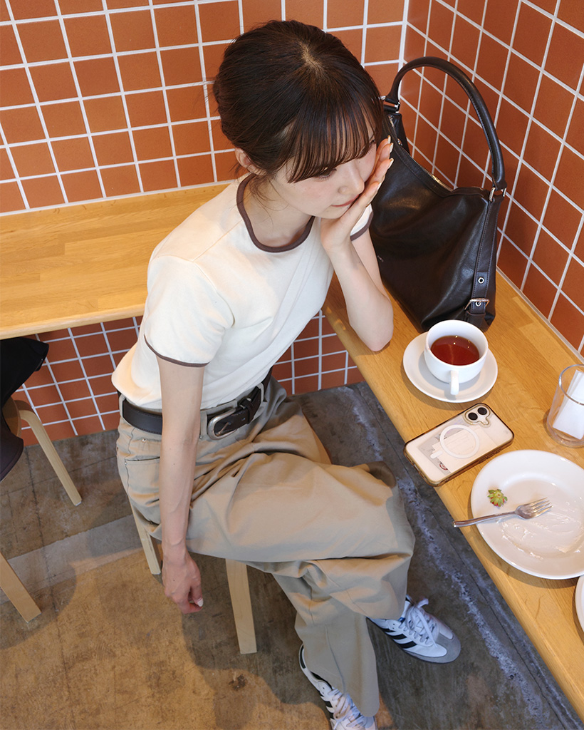 バイカラー半袖Tシャツ