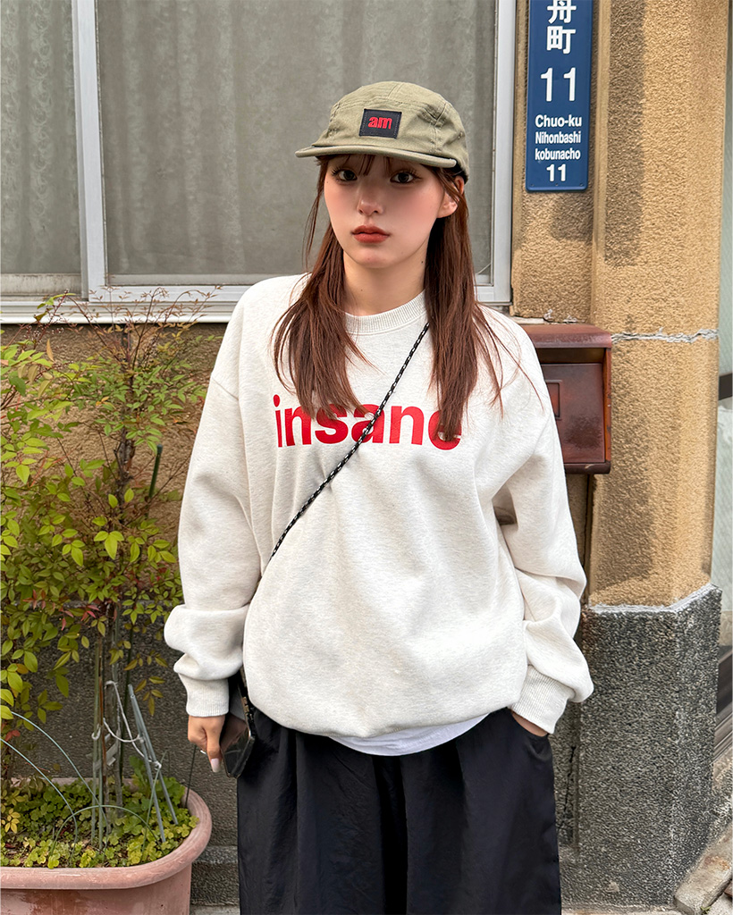 レタリングスウェット