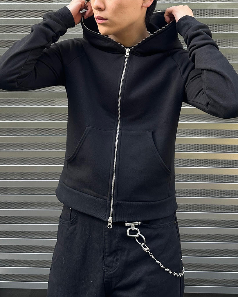 ベーシックジップアップパーカー