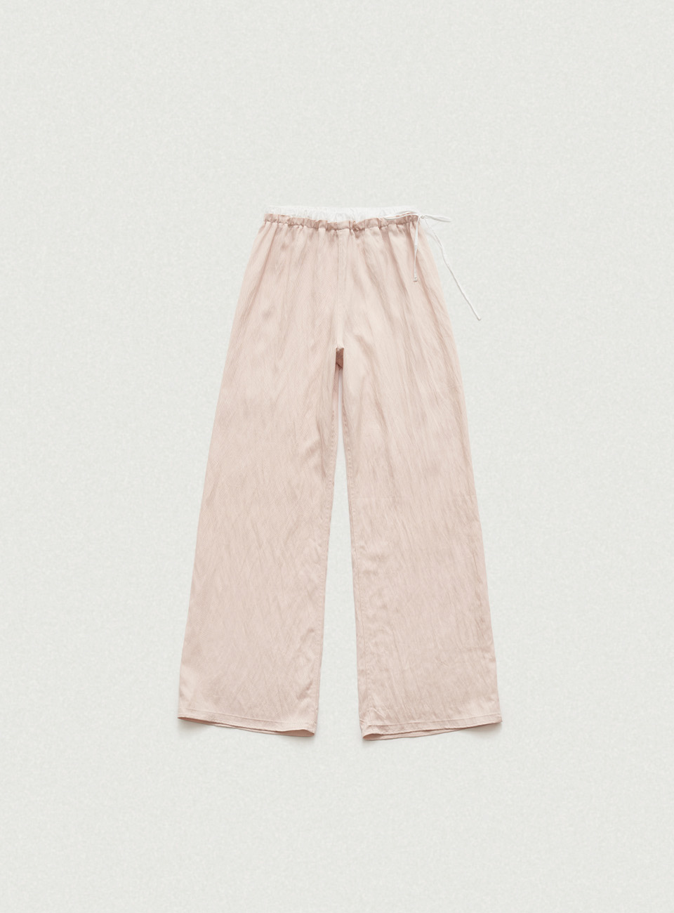 Fluid Drawstring Pants_Pink