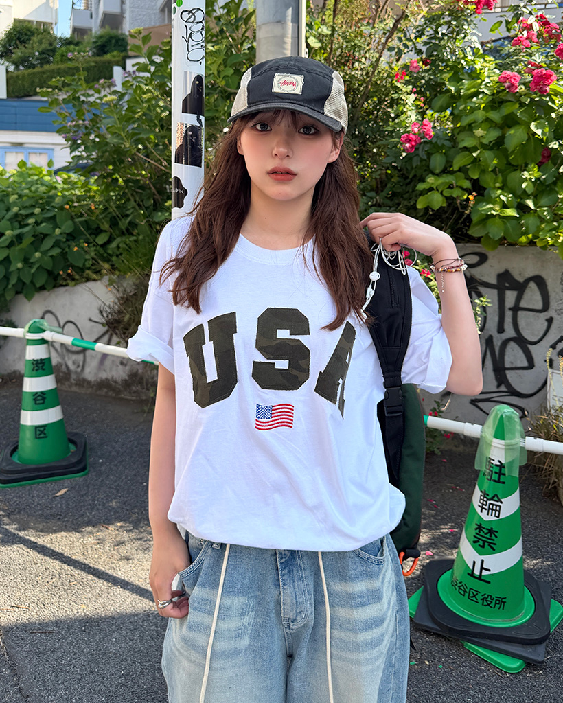 カモレタリングTシャツ