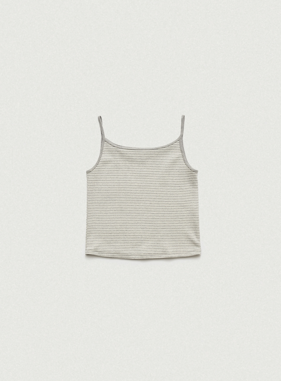 Gray stripe Tide Cami Sleeveless Top