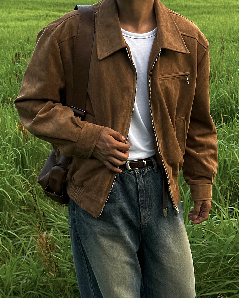 ヴィンテージ スエード ジャケット