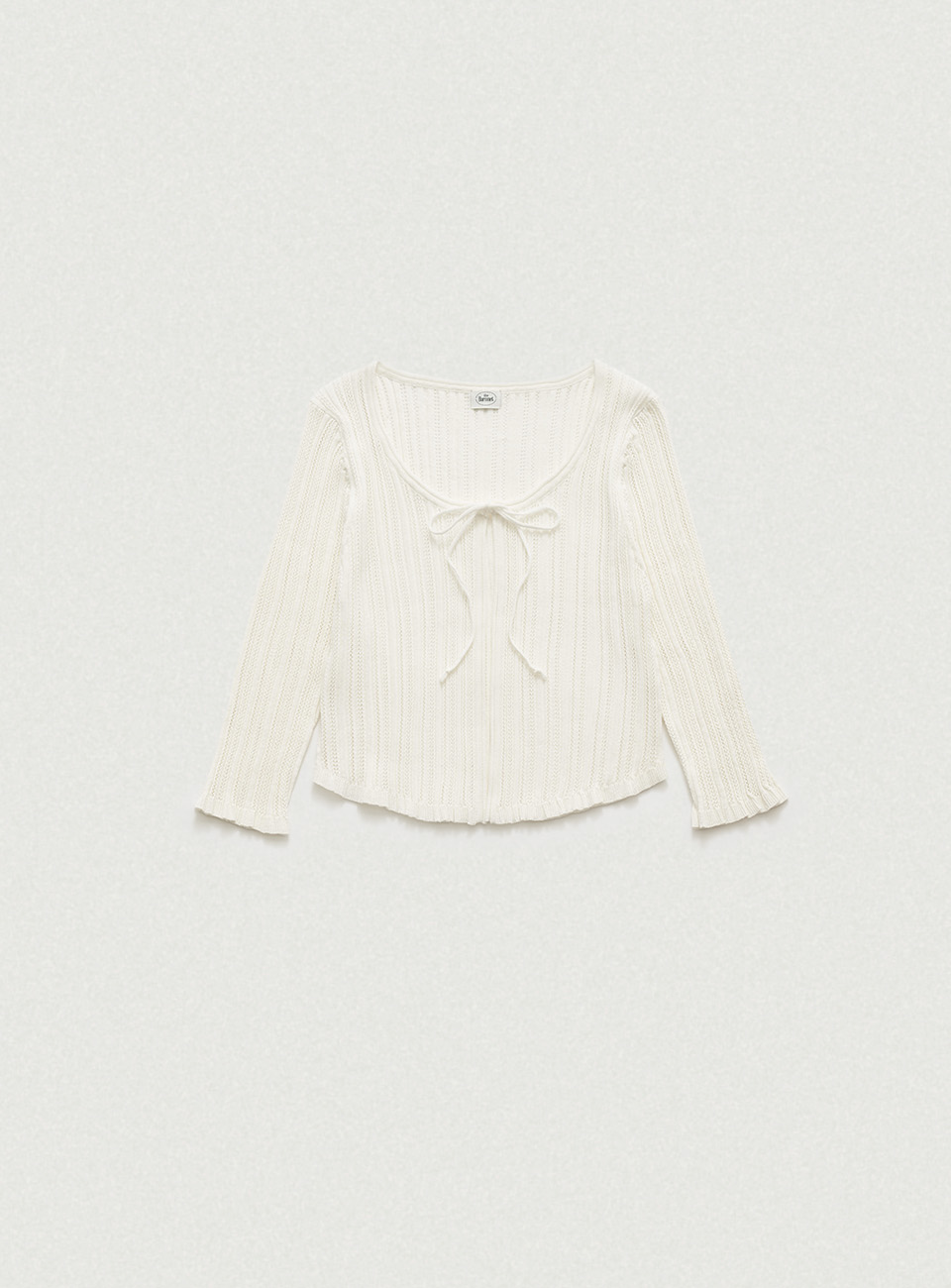 トップス Ravioli Lace-Trim Button-Up Top_White White_Ravioli_Lace-Trim_Button