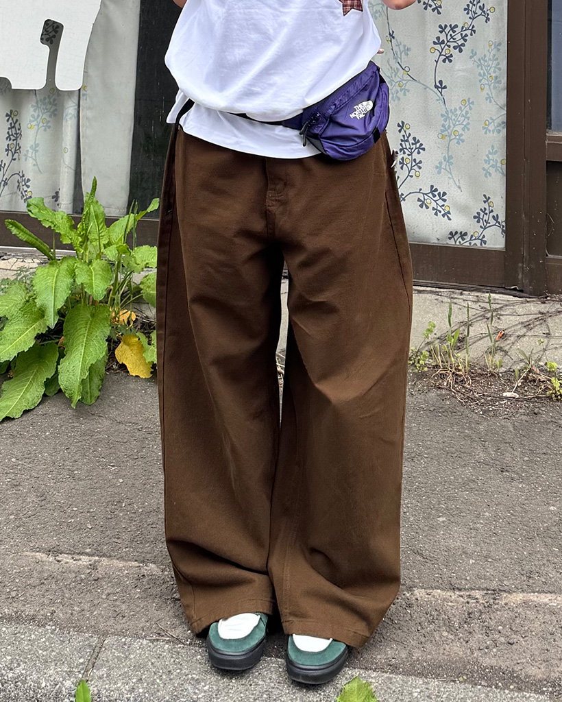 コットンワイドパンツ