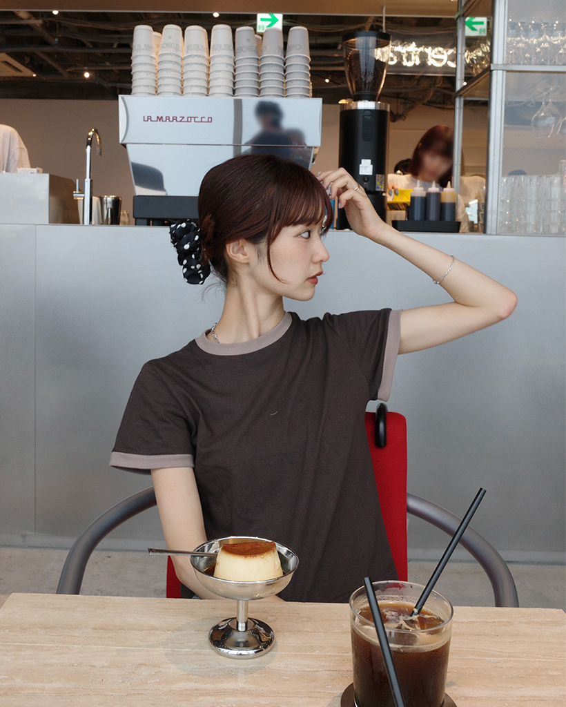 バイカラーハーフスリーブTシャツ