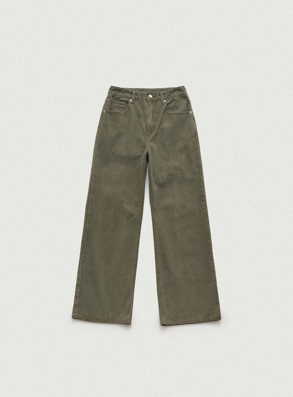 Forge Wide Denim Pants_Khaki