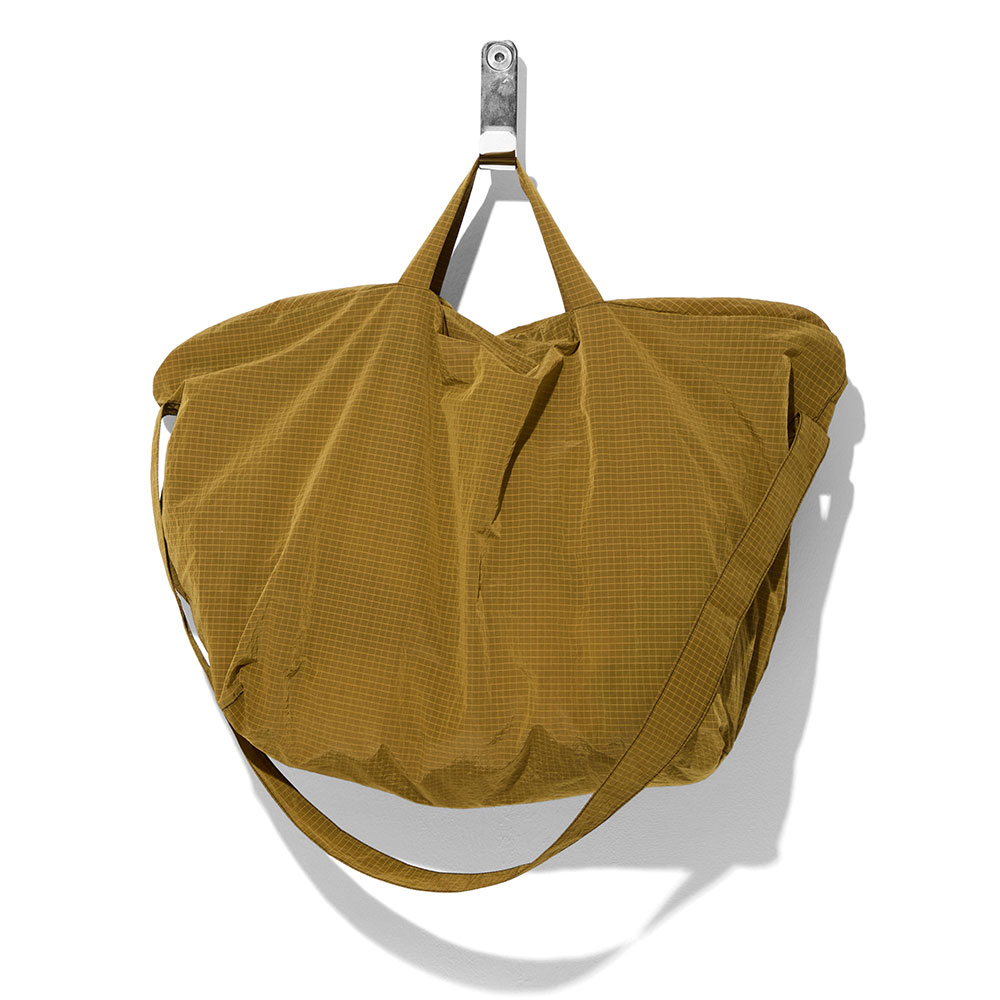 Packable Nylon Big Keyring Bag Yellow