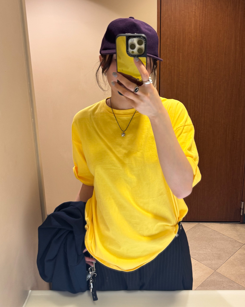 ラウンドオーバーフィットTシャツ