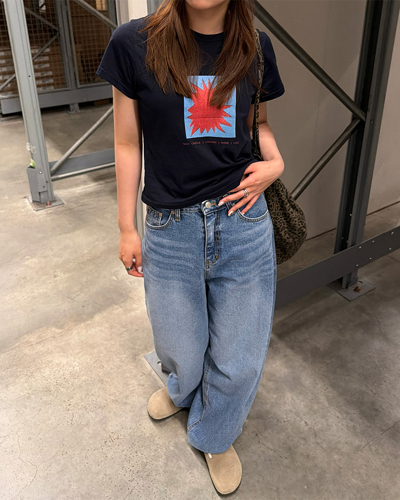 グラフィックサマーミニTシャツ