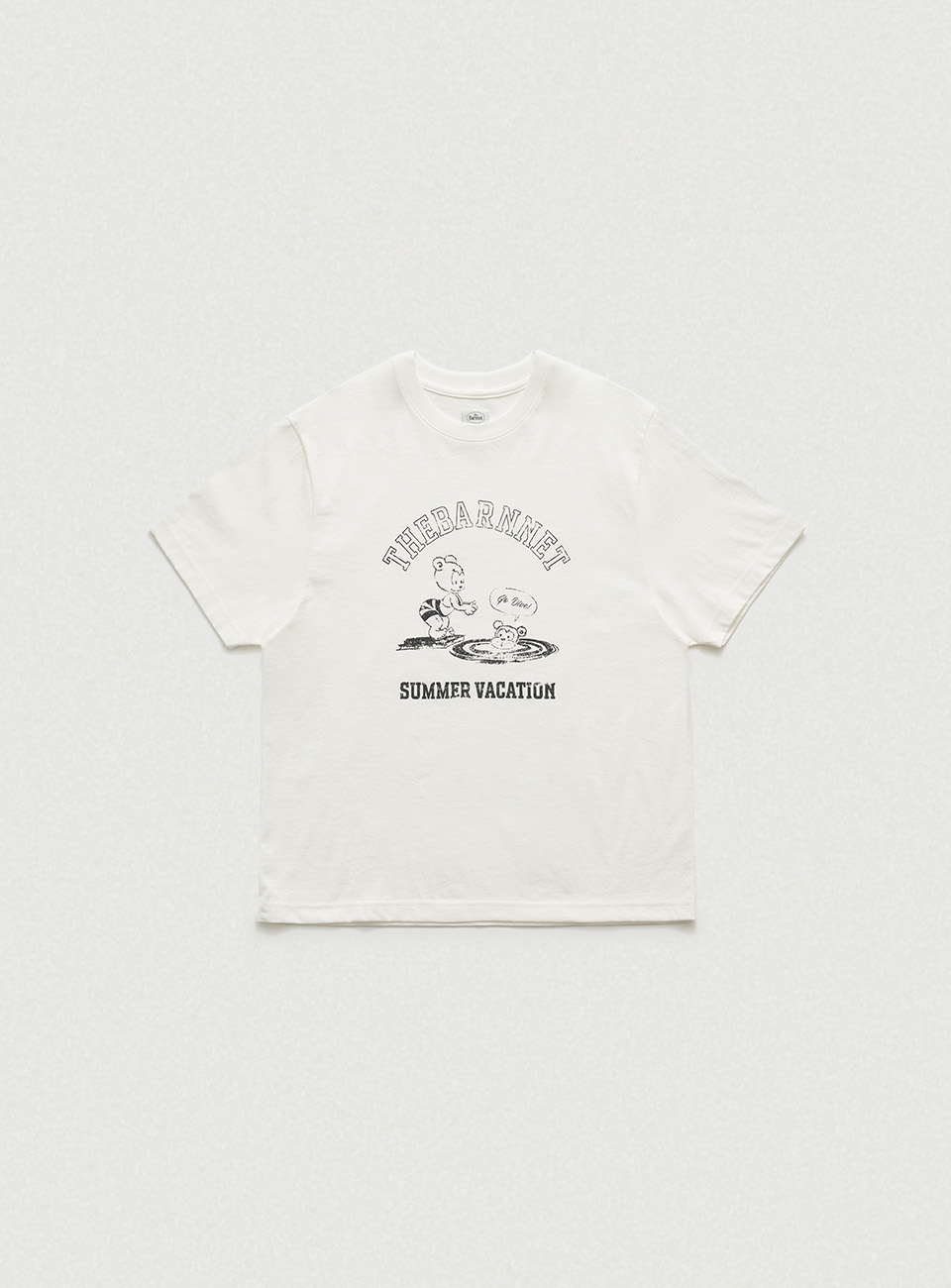 The Barnnet] White Logo T-Shirt 正規品 韓国ブランド 韓国通販