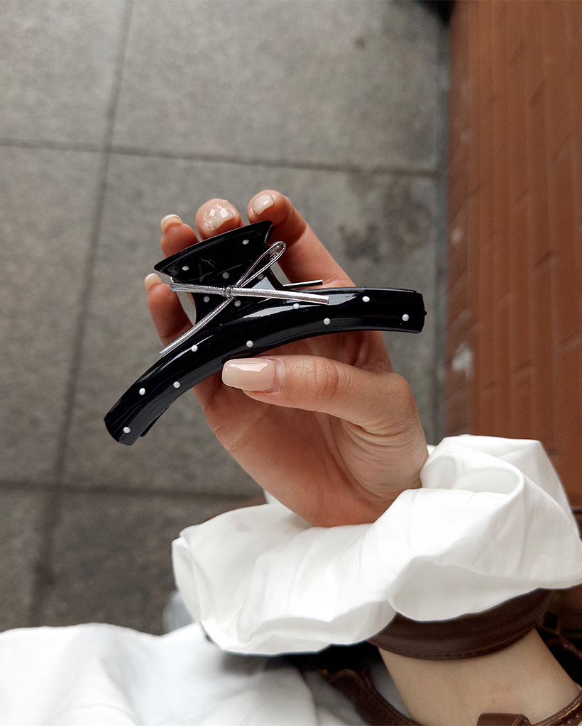 ドットヘアクリップ