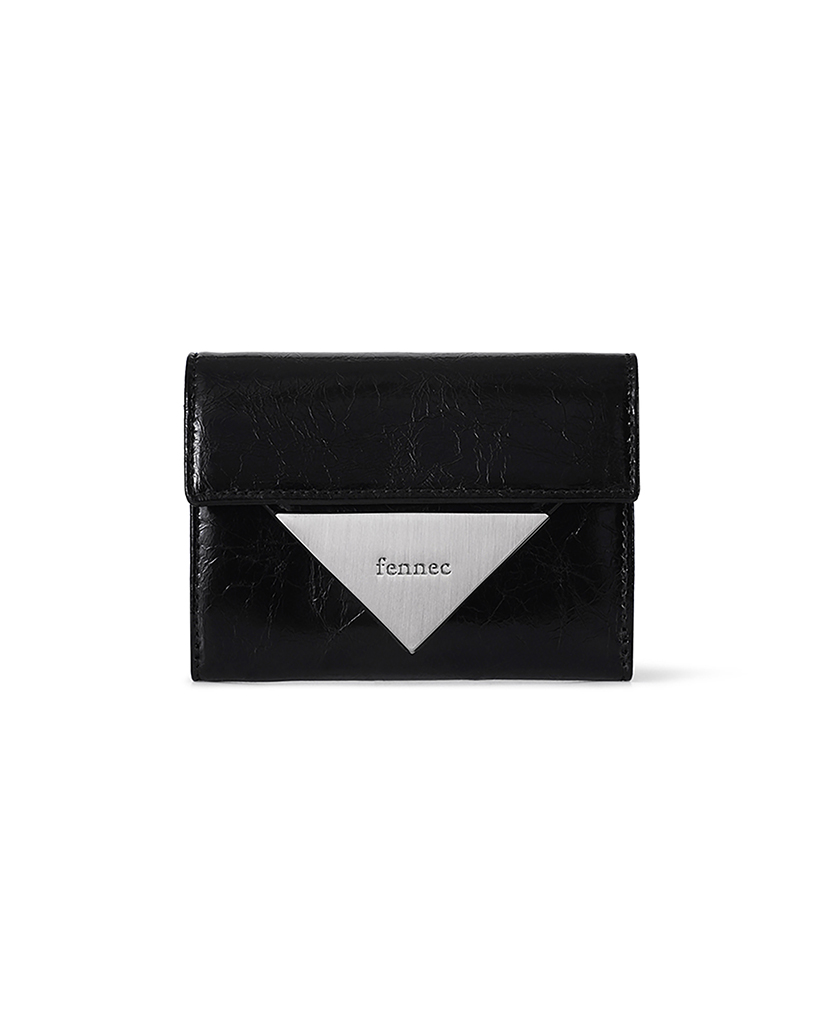 小物 CRINKLE TRIANGLE DOCO WALLET - BLACK CRINKLE TRIANGLE DOCO WALLET - BLACK | ファッション通販サイト NUGU