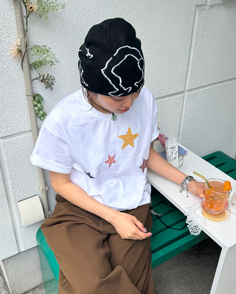 スターパッチTシャツ