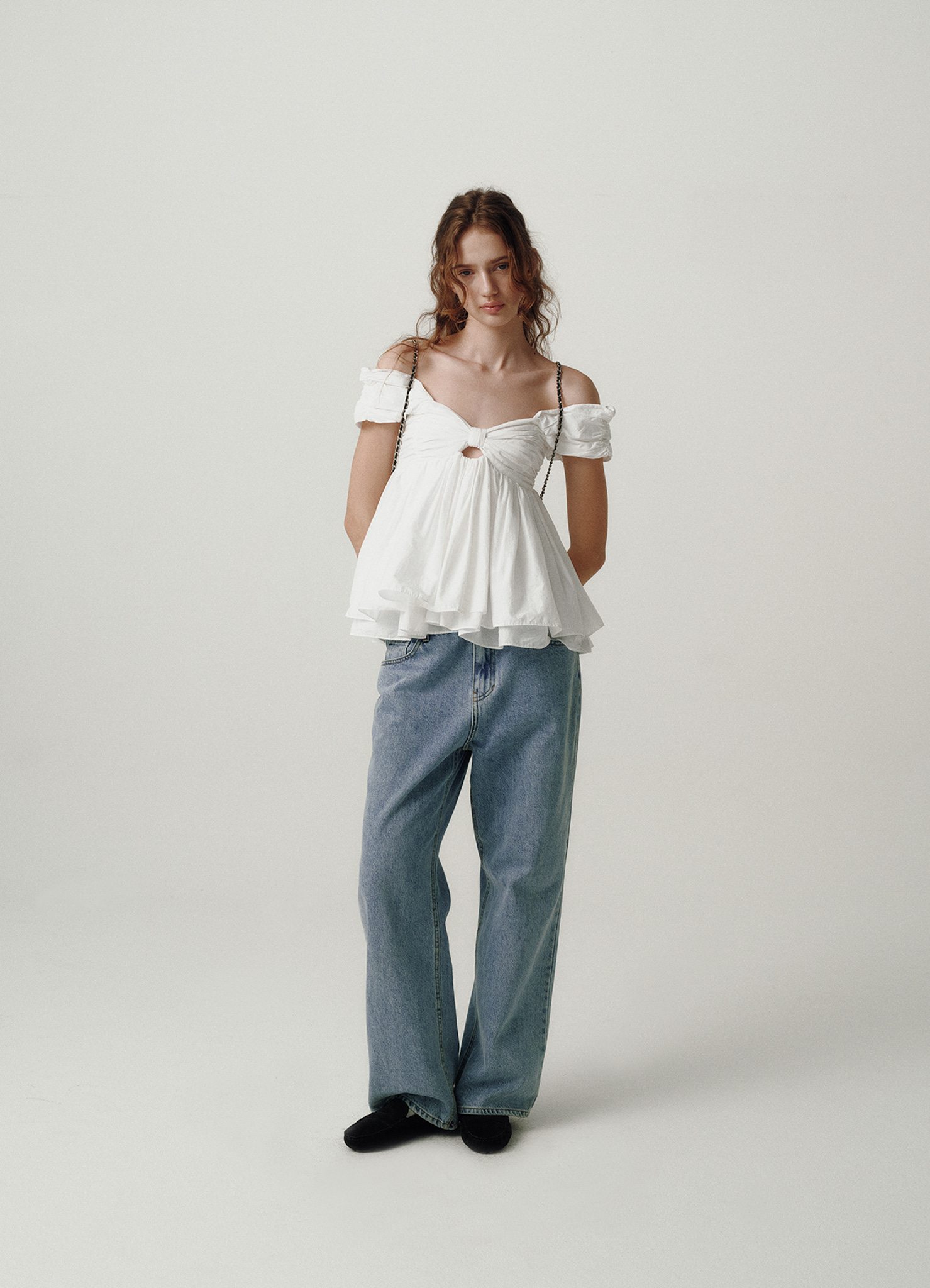 Pink Magnolia Off-Shoulder Top | ファッション通販サイト NUGU
