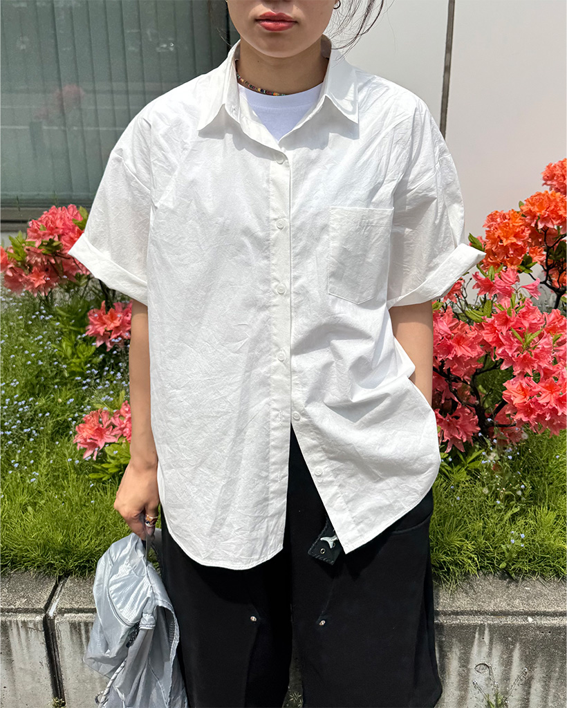 ワンポケットハーフシャツ