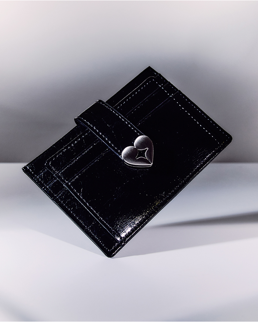 HEARTY TRIPLE WALLET - BLACK | ファッション通販サイト NUGU