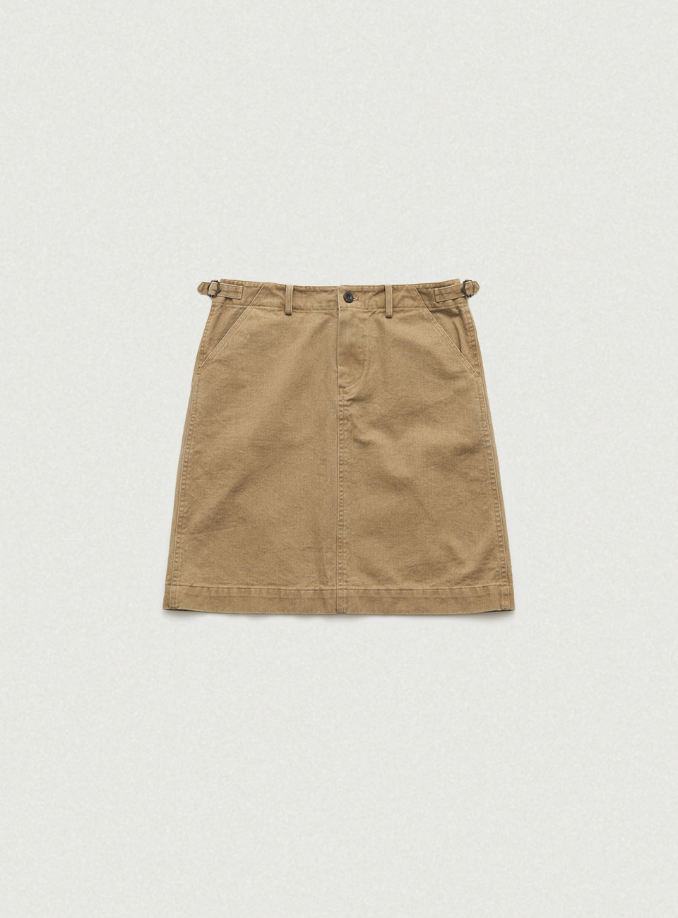 Tessie Cotton Midi Skirt_Camel | ファッション通販サイト NUGU