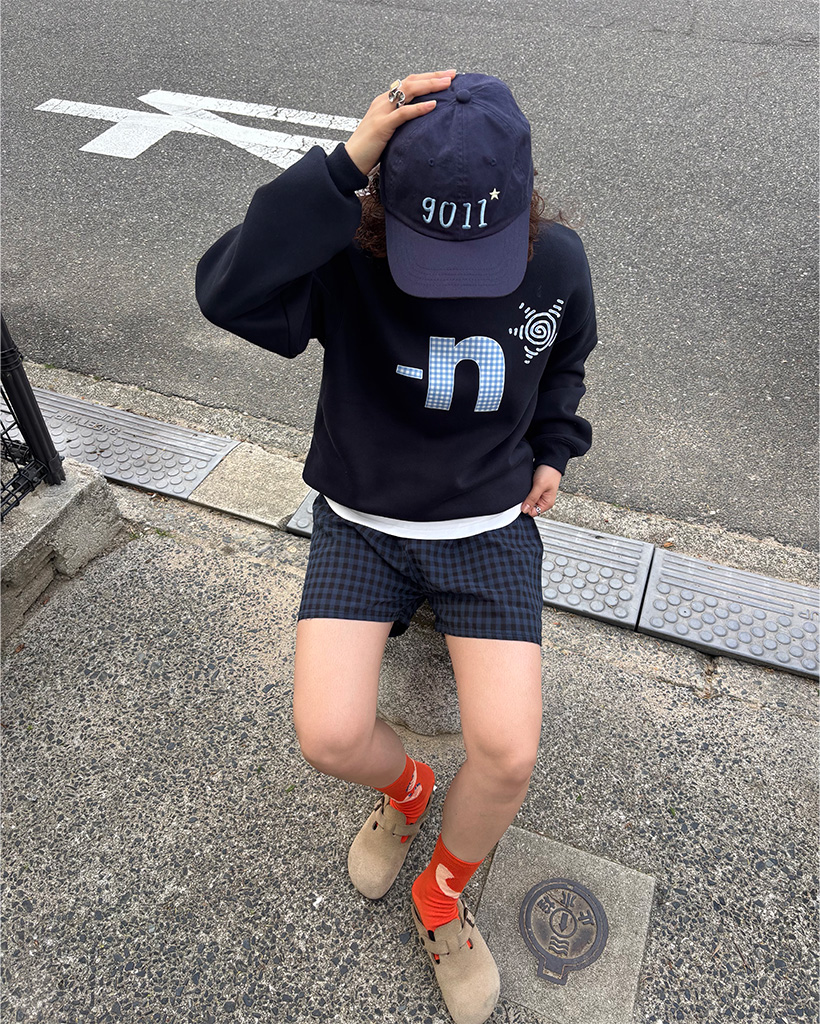 チェックパターンショートパンツ