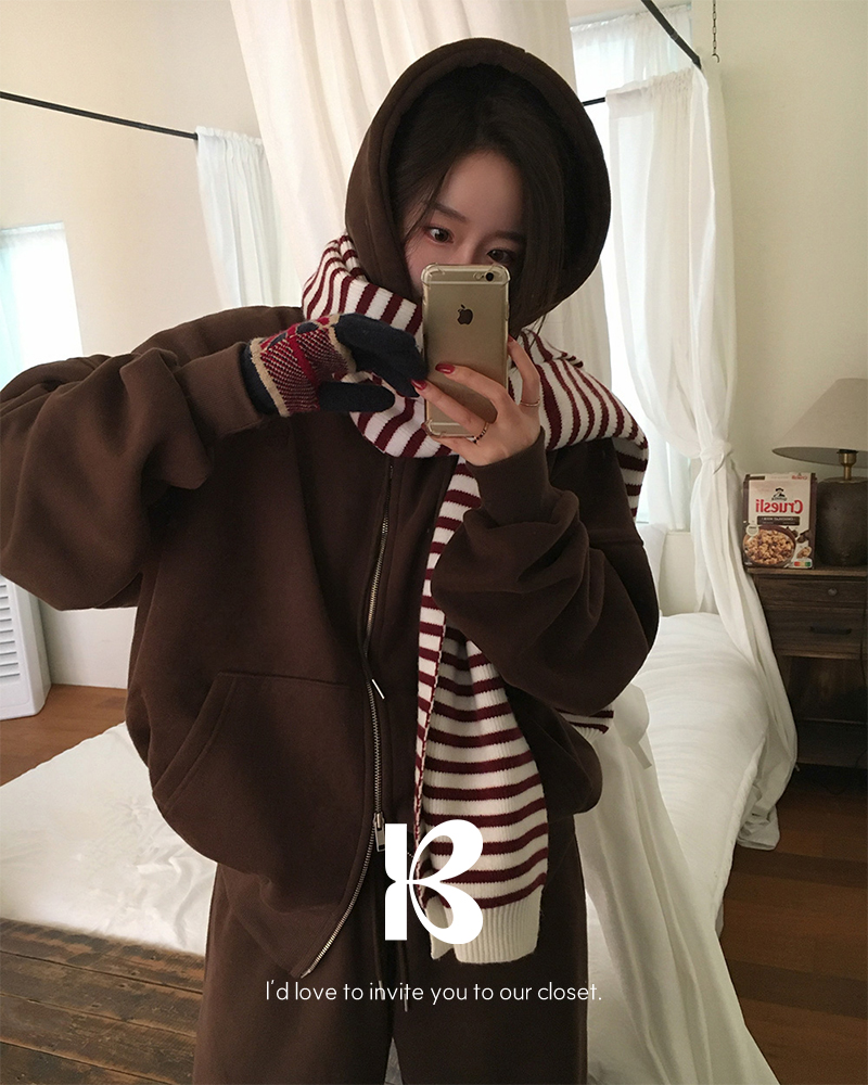 ORIGINAL]ヘリ ストライプマフラー | ファッション通販サイト NUGU