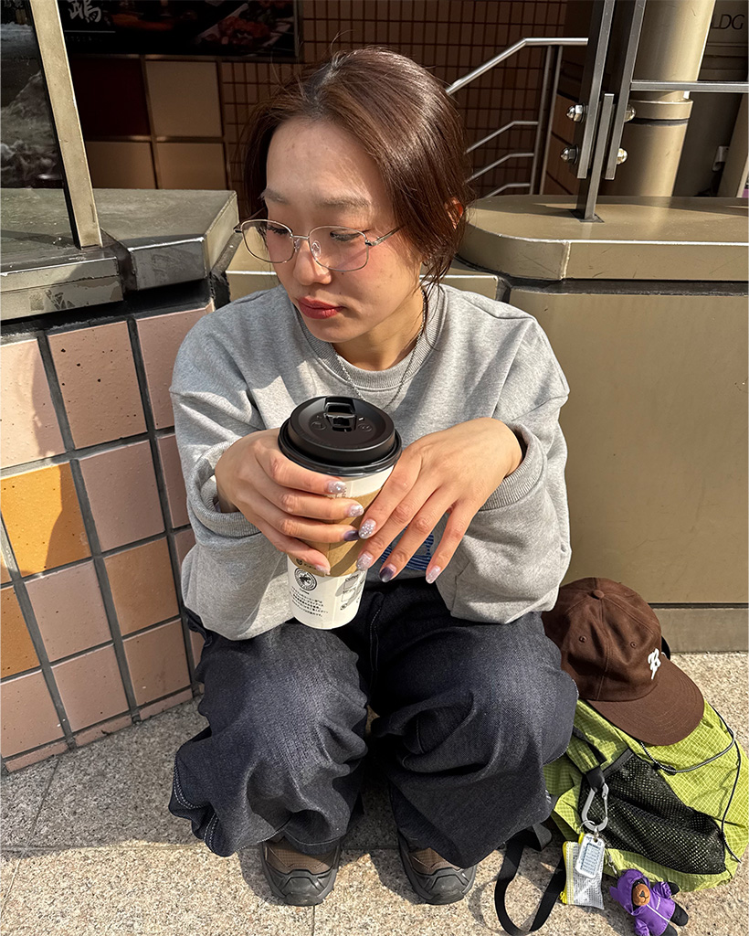 ミニマルスクエアメタルアイウェア